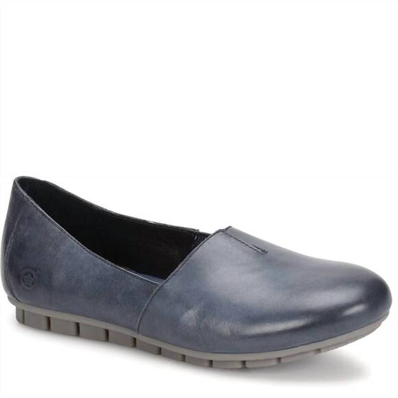NEW BORN women's sebra slip-on shoes in navy